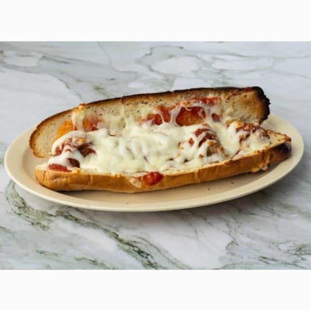 Meatball Parmesan Sub.