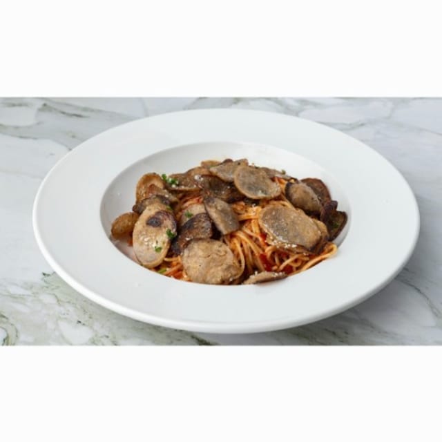 Spaghetti Sausage Pasta.