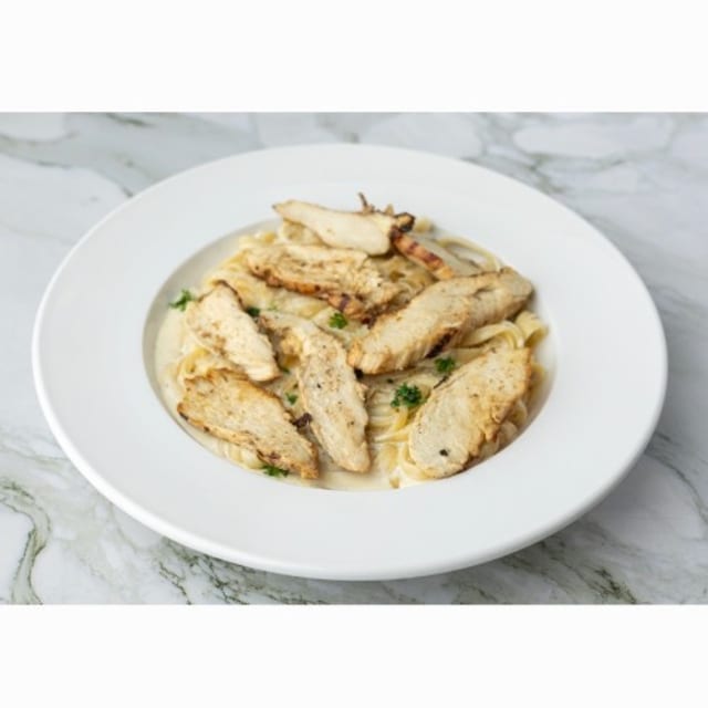 Chicken Fettuccini Alfredo.