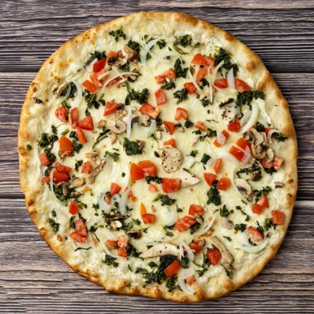 White Wonder Pizza (10" Individual).