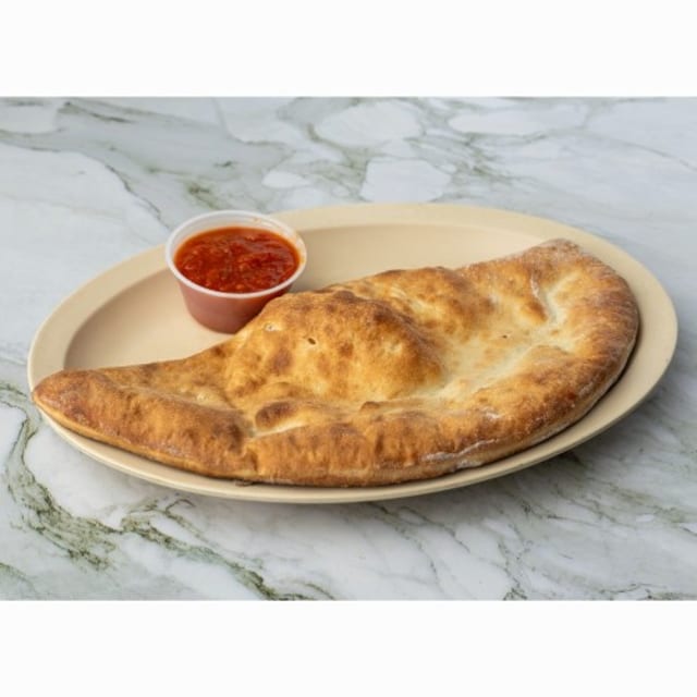 Calzone or stromboli one topping.
